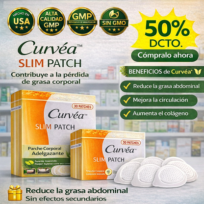 Tienda Oficial | Curvéa™ Slim Patch 🧲🌿 Tecnología Biomagnética · Extractos Herbales Naturales Parche Corporal Adelgazante Avanzado—Contribuye a la desinflamación y contorno abdominal