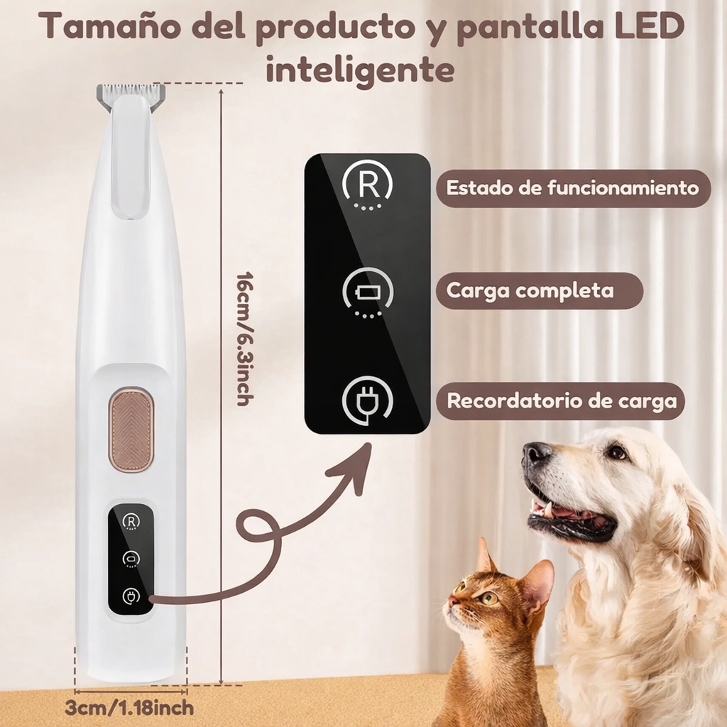 Patitas Clean™-Elimina el pelo de las patitas de tu mascota en segundos