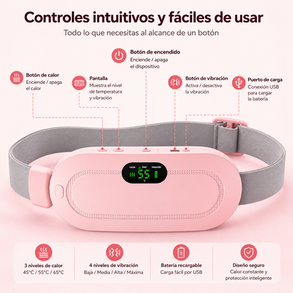CalmaLuna™ Cinturón térmico inteligente