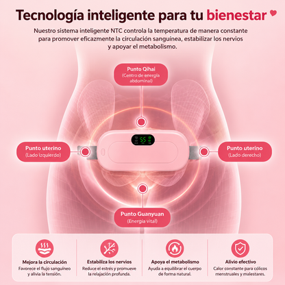 CalmaLuna™ Cinturón térmico inteligente