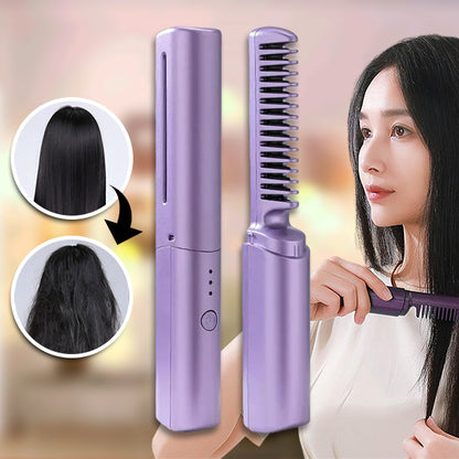 Peine Alisador De Cabello Portátil 2 en 1 | AURA HAIR™