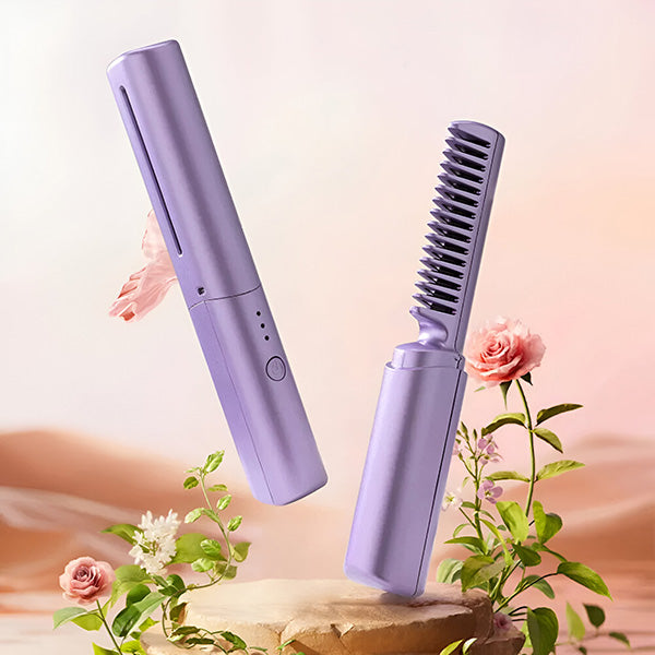 Peine Alisador De Cabello Portátil 2 en 1 | AURA HAIR™