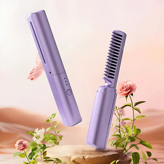Peine Alisador De Cabello Portátil 2 en 1 | AURA HAIR™