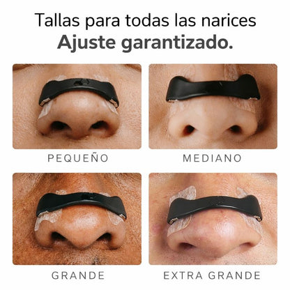 AirFlex™ son bandas nasales magnéticas con respaldo científico que abren tus vías respiratorias, ayuda a reducir la respiración por la boca y te permite respirar mejor.