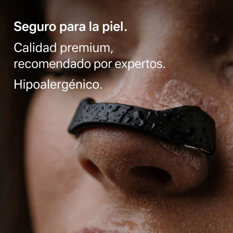 AirFlex™ son bandas nasales magnéticas con respaldo científico que abren tus vías respiratorias, ayuda a reducir la respiración por la boca y te permite respirar mejor.