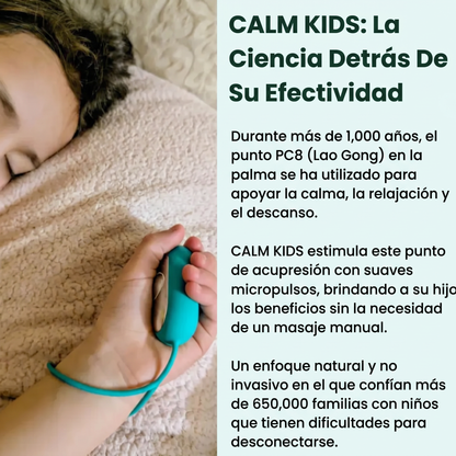 CALM KIDS Dispositivo que ayuda a relajar y a dormir mejor