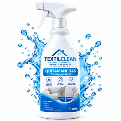 textilclean™ Elimina manchas de tu sofá y tus telas en segundos