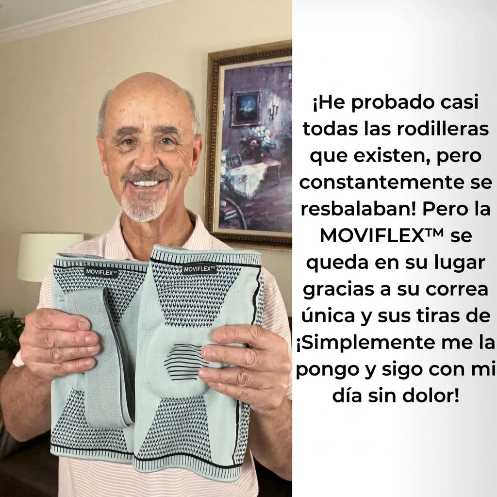 Rodillera Gel compresión Alivia instantáneamente el dolor de rodilla sin cirugía ni inyecciones con MOVIFLEX™