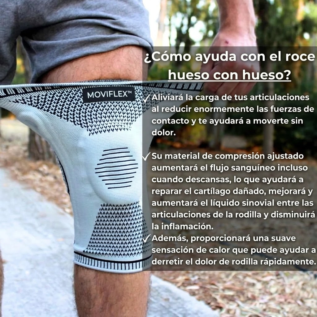 Rodillera Gel compresión Alivia instantáneamente el dolor de rodilla sin cirugía ni inyecciones con MOVIFLEX™