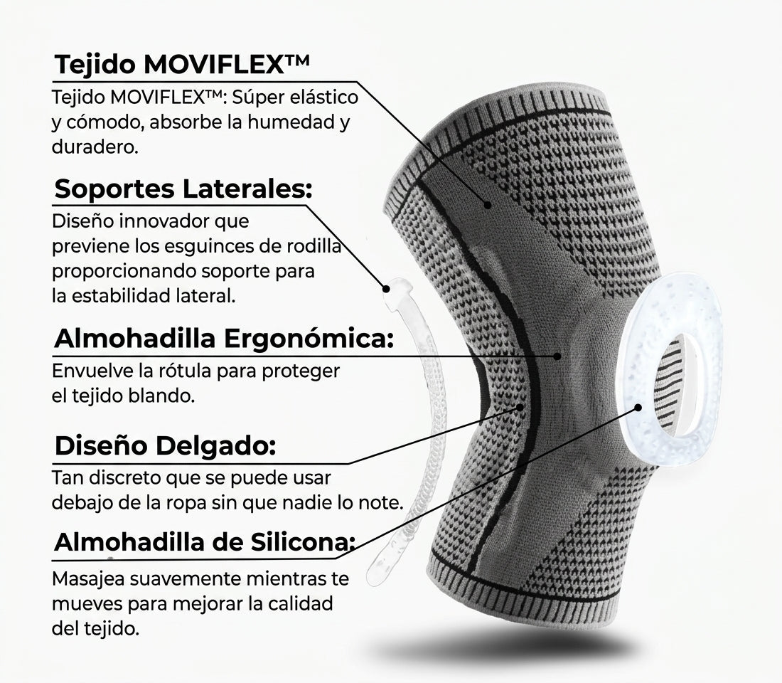 Rodillera Gel compresión Alivia instantáneamente el dolor de rodilla sin cirugía ni inyecciones con MOVIFLEX™
