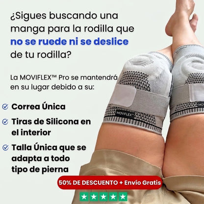 Rodillera Gel compresión Alivia instantáneamente el dolor de rodilla sin cirugía ni inyecciones con MOVIFLEX™